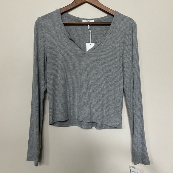 🔸 Antistar 🔸 ribbed longsleeve top - Picture 1 of 6